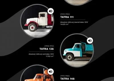 Tatra Kopřivnice: zvuky motorů